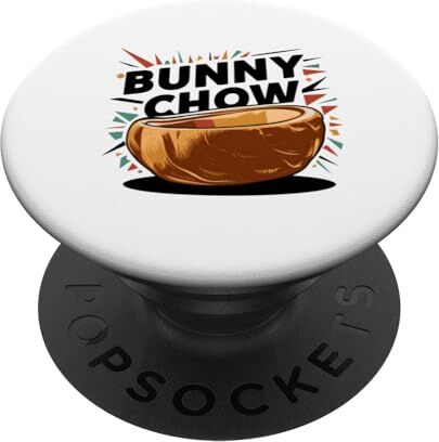 Unique Bunny Chow Stampa di cibo sudafricano PopSockets PopGrip Intercambiabile