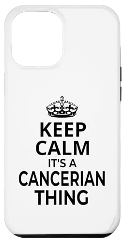 Zodiac Custodia per iPhone 12 Pro Max "Keep Calm It's A Canceran Thing!" Oroscopo del Cancro