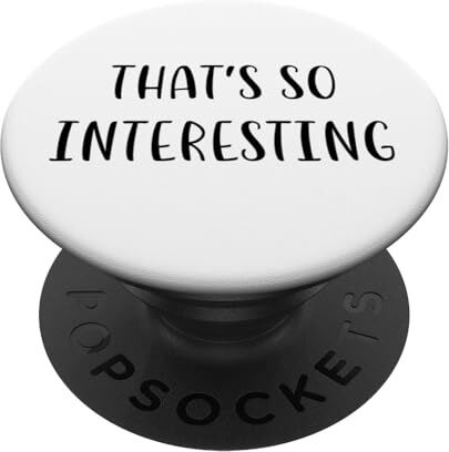 YO! È così interessante Idea divertente White Lie Party PopSockets PopGrip Intercambiabile