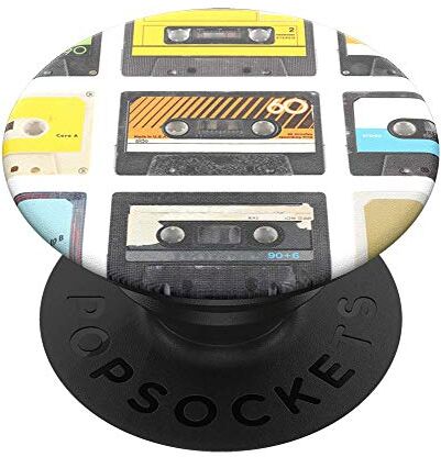 PopSockets PopGrip Supporto e Impugnatura per Telefoni Cellulari e Tablet con Un Top Intercambiabile Tapes on Tapes