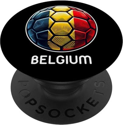 YO! Bandiera belga patriottica retrò vintage per fan del Belgio PopSockets PopGrip Intercambiabile