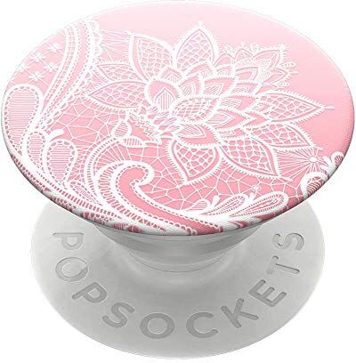 PopSockets PopGrip Supporto e Impugnatura per Telefoni Cellulari e Tablet con un Top Intercambiabile French Lace