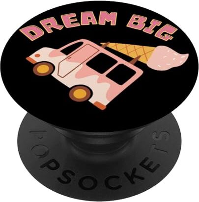 Unique Dream Big Ice Creame Truck per gli amanti del ghiaccio PopSockets PopGrip Intercambiabile