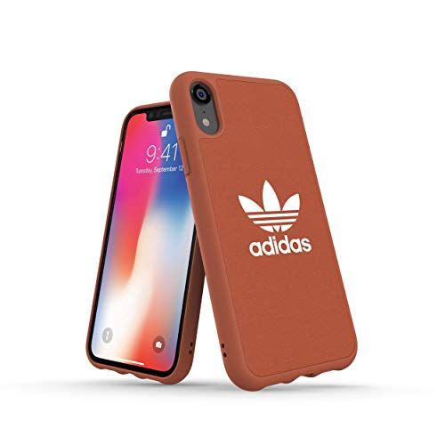 adidas Originals Adicolor Moulded Case Custodia per iPhone XR, colore: Rosso scuro