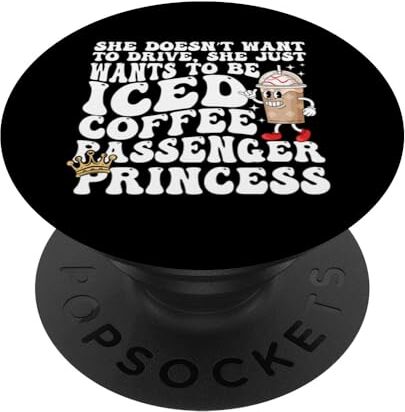 Dell Groovy vuole solo essere un caffè ghiacciato Passenger PopSockets PopGrip Intercambiabile