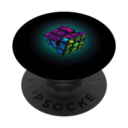 Cube Puzzle cubo gioco cubo genio PopSockets PopGrip Intercambiabile