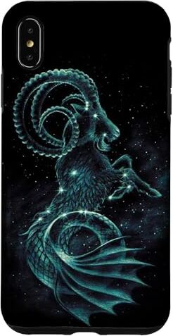 Custodia per iPhone XS Max Segno zodiacale zodiacale vintage celeste del Capricorno