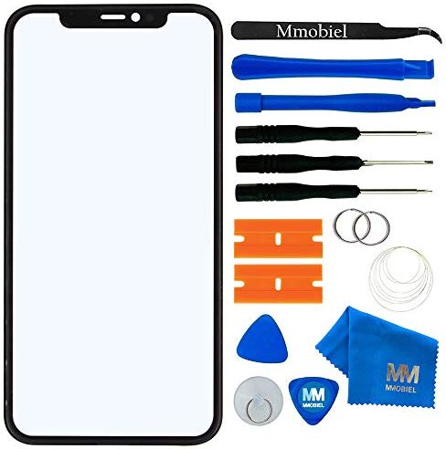 MMOBIEL Kit di Riparazione Vetro Anteriore Compatibile con iPhone 11-6,1 Pollici 2019 Kit di Riparazione Sostituzione Schermo Obiettivo incl. Toolkit Nero