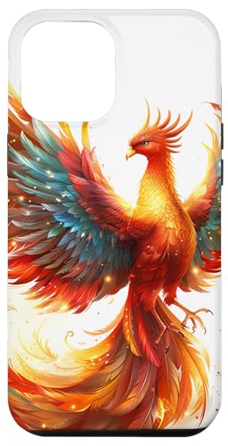 Custodia per iPhone 12 Pro Max Cool Phoenix Fire Bird Rising Ash Rebirth Fantasy Art #1