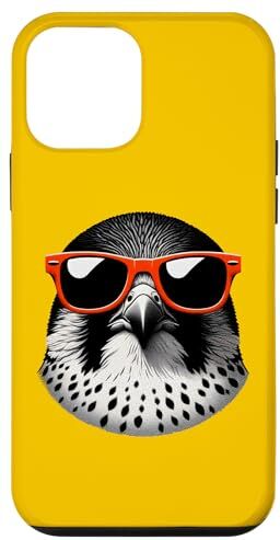 Custodia per iPhone 12 mini Cool Peregrine Falcon Bird Indossare Occhiali Da Sole Graphic Art