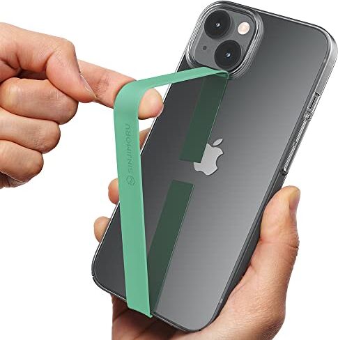 Sinjimoru Sinji Loop Fascia elastica in silicone come supporto per presa del telefono, con impugnatura sottile per custodia iPhone