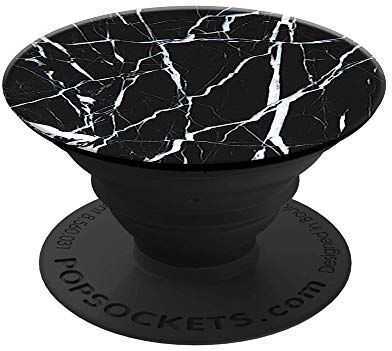 PopSockets PopGrip Supporto e Impugnatura [No Intercambiabile] per Telefoni Cellulari e Tablet Black Marble