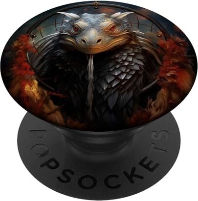 Komodo Dragon Dreamcatcher Grafica PopSockets PopGrip Intercambiabile