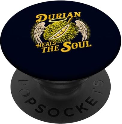 Tee Durian guarisce l'anima divertente Il re dei frutti PopSockets PopGrip Intercambiabile