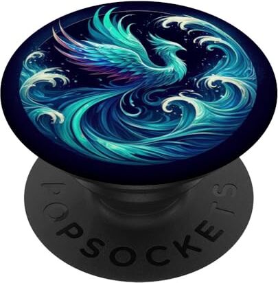 Arte del Mar Blu di Phoenix PopSockets PopGrip Intercambiabile