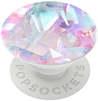 PopSockets PopGrip Supporto e Impugnatura per Telefoni Cellulari e Tablet con Un Top Intercambiabile Cristales Gloss