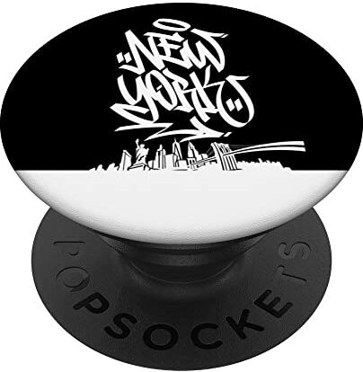 Tee I Love New York City Skyline Illustration Art Graphic Design PopSockets PopGrip Intercambiabile