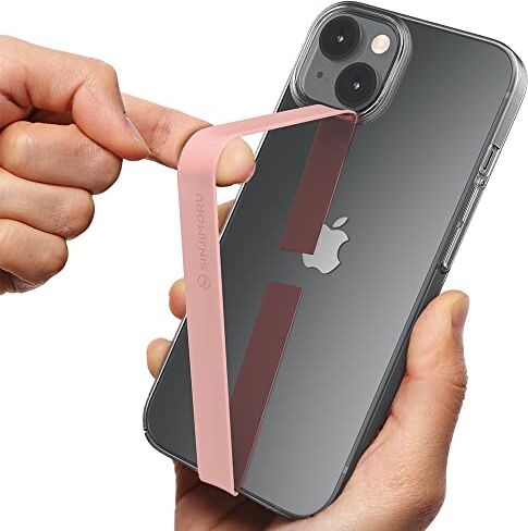 Sinjimoru Sinji Loop Fascia elastica in silicone come supporto per presa del telefono, con impugnatura sottile per custodia iPhone