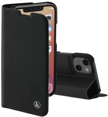 Hama Cover per iPhone 13 Mini Custodia a portafoglio Slim Pro per Apple, colore: Nero