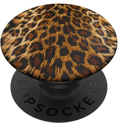 Modello leopardato stile arte per uomo donna PopSockets PopGrip Intercambiabile