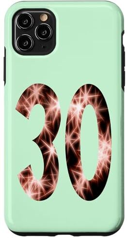 Zodiac Custodia per iPhone 11 Pro Max Numero Trenta 30