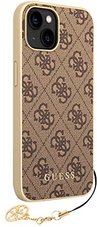 GUESS GUHCP14MGF4GBR Custodia rigida per iPhone 14 Plus 6, 7", colore: Marrone