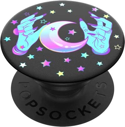 PopSockets PopGrip Supporto e Impugnatura per Telefoni Cellulari e Tablet con Un Top Intercambiabile Witch Hands