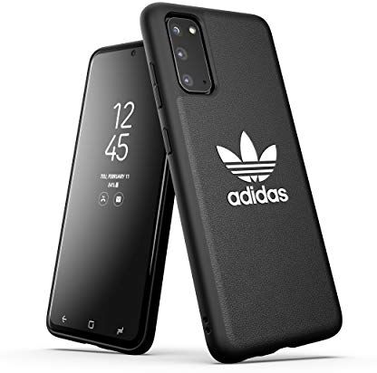 adidas Originals Custodia per Samsung Galaxy S20, con logo trifoglio – Nero