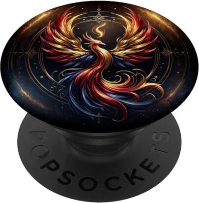 Phoenix Mitologia Kawaii degli uccelli della fenice PopSockets PopGrip Intercambiabile