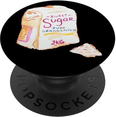 Unique Imballaggio fresco dello zucchero dolce per gli amanti della dieta PopSockets PopGrip Intercambiabile