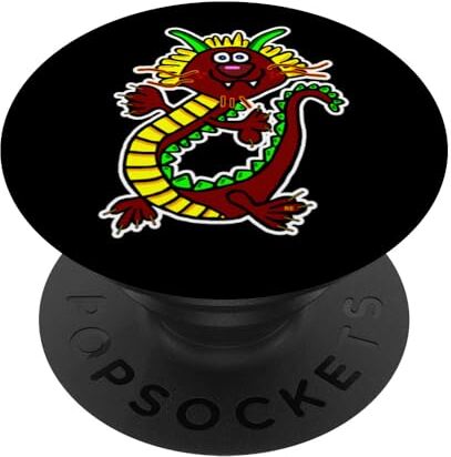 Year of The Dragon Zodiac Dragons Gifts Funny Chinese Dragon PopSockets PopGrip Intercambiabile