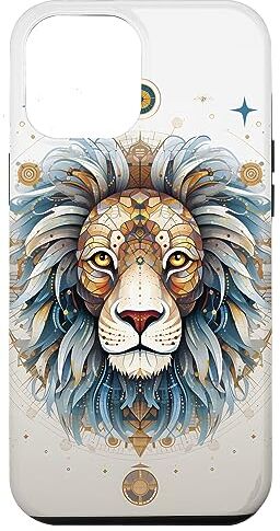 Custodia per iPhone 14 Pro Max Leone Oroscopo Segno Zodiaco Leone Costellazione