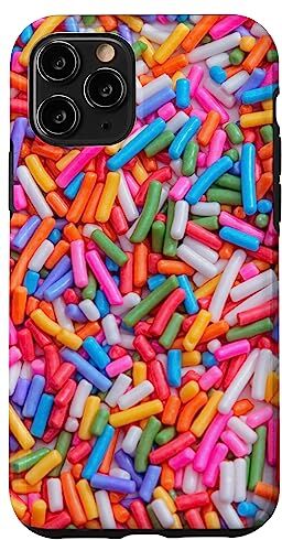 Custodia per iPhone 11 Pro Colorato Candy Rainbow Sprinkles