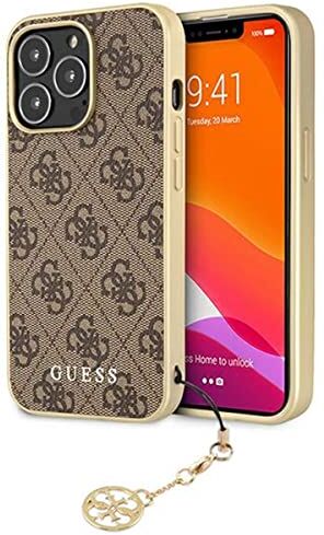 GUESS GUHCP13LGF4GBR Custodia per iPhone 13 Pro / 13 6,1", collezione 4G, colo