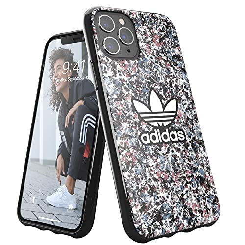 adidas 41463 Custodia progettata per iPhone 11 Pro, custodia testata contro caduta, bordi rialzati, originale Belista Flower Snap Case Protettiva Twart/Torbide Rose/Torbide Bluw