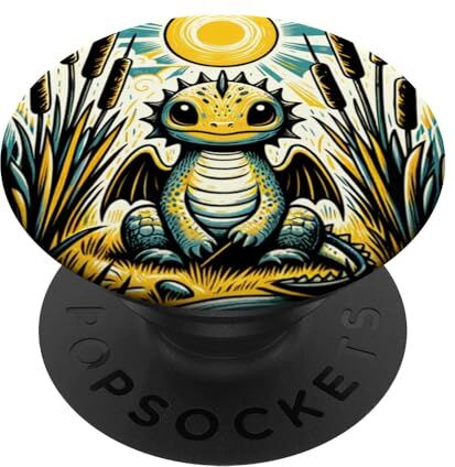 Cute Baby Dragon art cool draghi PopSockets PopGrip Intercambiabile