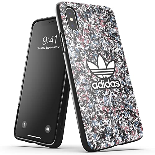 adidas Custodia progettata per iPhone X, iPhone XS, custodia testata a caduta, bordi rialzati antiurto originale Belista con motivo floreale