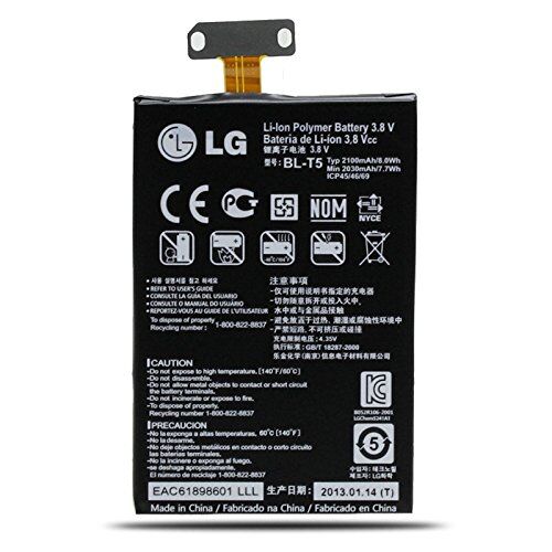 Batteria Originale LG BL-T5 per LG Nexus 4 E960, MAKO 2100mAh Li-Ion Bulk
