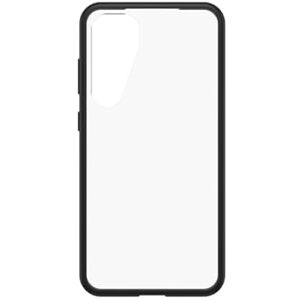 OtterBox Cover per Samsung Galaxy S24+ React Series, resistente a shock e cadute fino, cover ultrasottile, testata a norme MIL-STD 810G, Trasparente/Nero OtterBox Cover per Samsung Galaxy S24+ React Series, resistente a shock e cadute fino, cover ultrasottile, testata a norme MIL-STD 810G, Trasparente/Nero