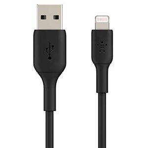 Belkin Cavo Lightning (Boost Charge Cavo da Lightning a USB per iPhone, iPad e AirPods), Cavo di ricarica per iPhone certificato MFi (nero, 2 m) Belkin Cavo Lightning (Boost Charge Cavo da Lightning a USB per iPhone, iPad e AirPods), Cavo di ricarica per iPhone certificato MFi (nero, 2 m)