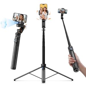 Rollei Stabilizzatore Smartphone, Gimbal Treppiede Tracciamento Automatico Facciale 360 Rotating Bastone Selfie 45~156cm con Telecomando per iPhone/Android, Gimbal-Treppiede-Smartphone-Bastone-Selfie Rollei Stabilizzatore Smartphone, Gimbal Treppiede Tracciamento Automatico Facciale 360 Rotating Bastone Selfie 45~156cm con Telecomando per iPhone/Android, Gimbal-Treppiede-Smartphone-Bastone-Selfie