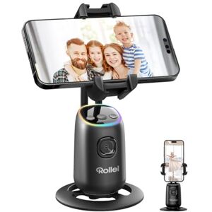 Rollei Supporto Smartphone con Tracciamento, Easy Creator Desktop Auto Tracking Treppiede Stabilizzatore Telefono 360 per Tiktok Live Streaming Video Vlog, Supporto-Smartphone-Treppiede-Stabilizzatore Rollei Supporto Smartphone con Tracciamento, Easy Creator Desktop Auto Tracking Treppiede Stabilizzatore Telefono 360 per Tiktok Live Streaming Video Vlog, Supporto-Smartphone-Treppiede-Stabilizzatore