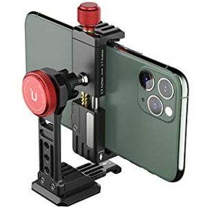 PICTRON ULANZI ST-14 Supporto per treppiede per telefono cellulare, adattatore in alluminio con scarpa fredda, supporto per telefono cellulare a 360°, morsetto per iPhone 13, 12, 11 Max Pro, iPhone X, XR, PICTRON ULANZI ST-14 Supporto per treppiede per telefono cellulare, adattatore in alluminio con scarpa fredda, supporto per telefono cellulare a 360°, morsetto per iPhone 13, 12, 11 Max Pro, iPhone X, XR,
