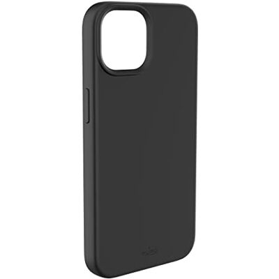 Puro Cover ICON in silicone liquido compatibile con iPhone 14 e iPhone 13; soft touch; trattamento anti batterico; interno in microfibra; compatibile con ricarica wireless, NERO Puro Cover ICON in silicone liquido compatibile con iPhone 14 e iPhone 13; soft touch; trattamento anti batterico; interno in microfibra; compatibile con ricarica wireless, NERO