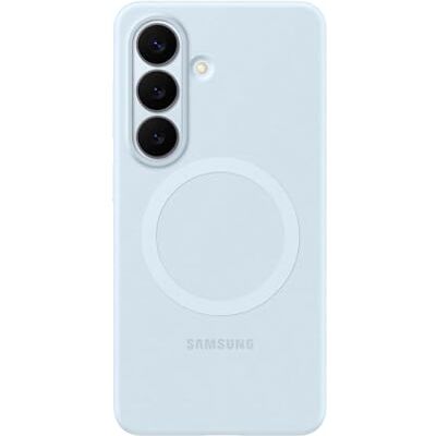 Samsung Silicone Magnet Case per Galaxy S26, Light Blue Cover Magnetica Colorata, Silicone Morbido al tatto, Con Tecnologia Magnetic Power Profile Samsung Silicone Magnet Case per Galaxy S26, Light Blue Cover Magnetica Colorata, Silicone Morbido al tatto, Con Tecnologia Magnetic Power Profile