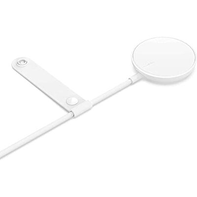 Belkin Caricatore MagSafe, Caricabatterie wireless magnetico (Con cavo lungo 2 m per modelli iPhone 14, iPhone 13 e altri dispositivi con MagSafe, adattatore CA non incluso) Bianco Belkin Caricatore MagSafe, Caricabatterie wireless magnetico (Con cavo lungo 2 m per modelli iPhone 14, iPhone 13 e altri dispositivi con MagSafe, adattatore CA non incluso) Bianco