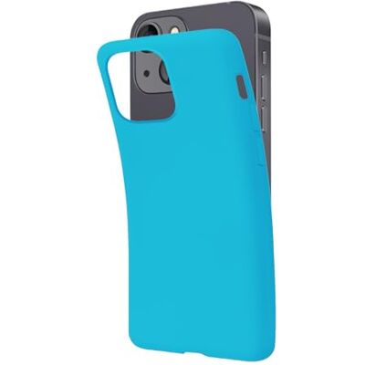 SBS Cover per iPhone 14 Azzurro Aquamarine Pantone 311 C, Custodia Morbida e Flessibile Antigraffio, Cover Sottile e Comoda da Tenere in Tasca, Custodia Compatibile con Ricarica Wireless SBS Cover per iPhone 14 Azzurro Aquamarine Pantone 311 C, Custodia Morbida e Flessibile Antigraffio, Cover Sottile e Comoda da Tenere in Tasca, Custodia Compatibile con Ricarica Wireless
