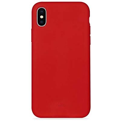 Puro Icon Custodia per iPhone X, Rosso Puro Icon Custodia per iPhone X, Rosso