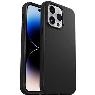 OtterBox Cover per iPhone 14 Pro Max Symmetry, resistente a shock e cadute, sottile, testata 3x norme MIL-STD 810G, protezione antimicrobica, Nero, Senza Retail Package OtterBox Cover per iPhone 14 Pro Max Symmetry, resistente a shock e cadute, sottile, testata 3x norme MIL-STD 810G, protezione antimicrobica, Nero, Senza Retail Package