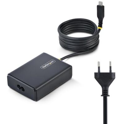 StarTech Caricatore USB-C 100W per Laptop, Cavo Integrato 1,5m, Dell XPS Alimentatore da Viaggio con Ricarica Rapida per Notebook USB-C StarTech Caricatore USB-C 100W per Laptop, Cavo Integrato 1,5m, Dell XPS Alimentatore da Viaggio con Ricarica Rapida per Notebook USB-C